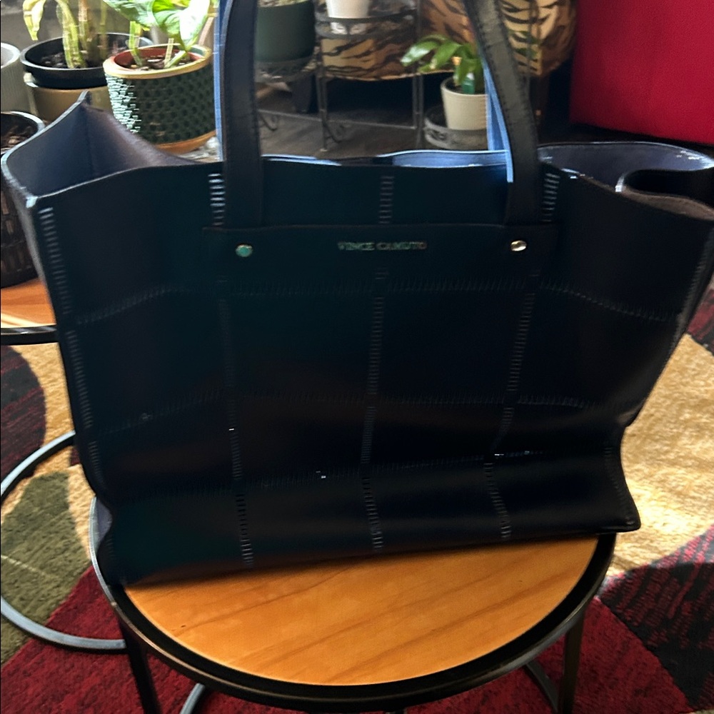 Vince Camuto Elegant Blue Handbag
